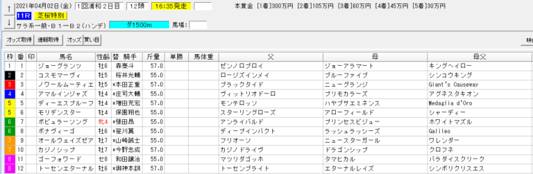 地方競馬 血統フェスティバル 競馬予想ブログ