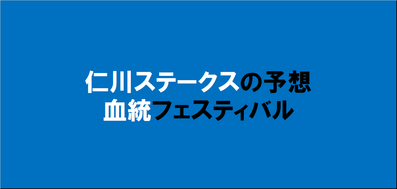 仁川ステークス2024予想