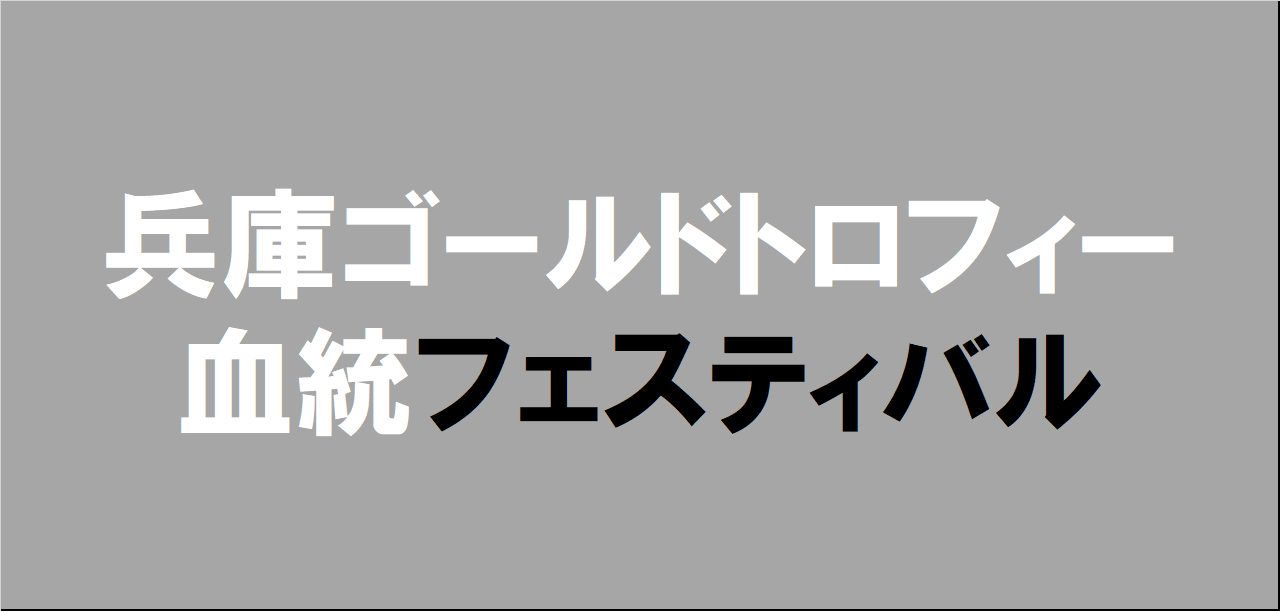 兵庫ゴールドトロフィー2024予想