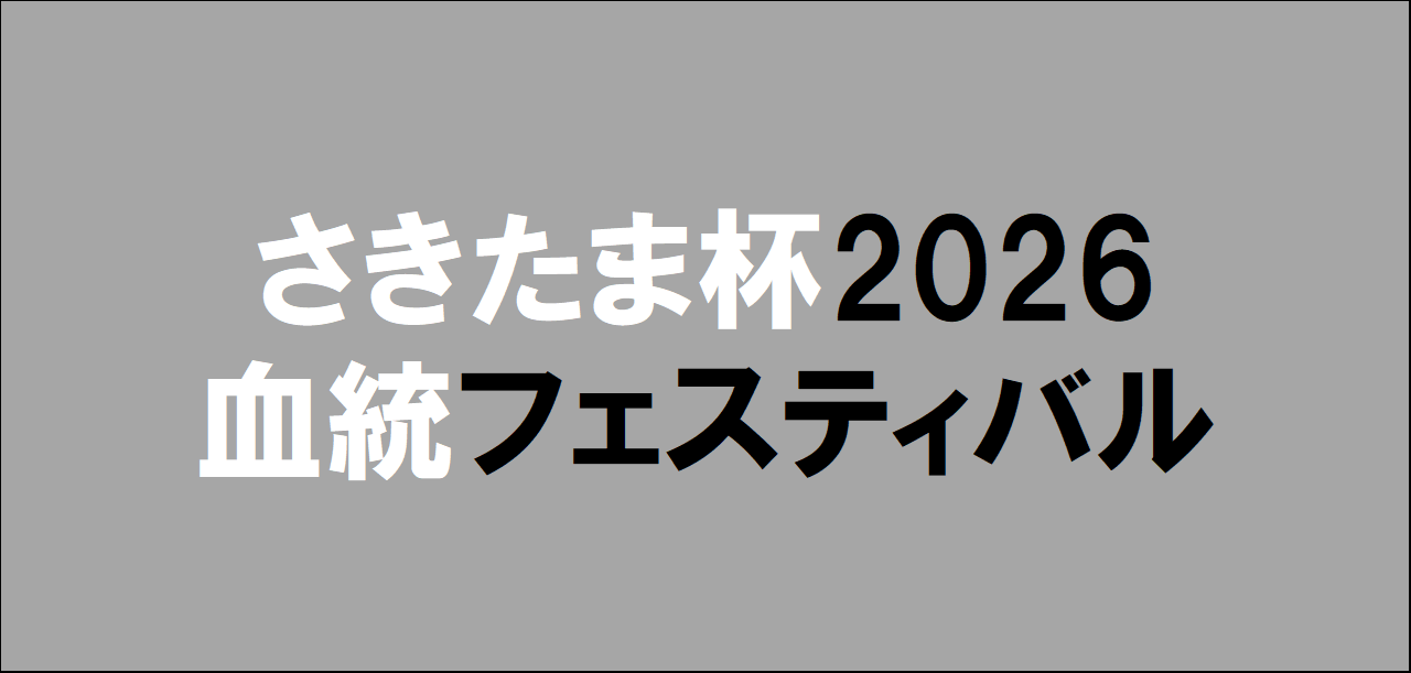 さきたま杯2026予想